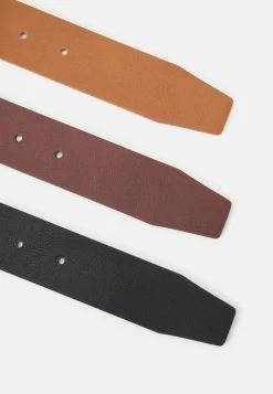 Pier One 3 Pack Unisex - Ceinture - Black/Brown/Cognac -Pier One 5093dbbd357b48f4906cc633ff9bf4ec