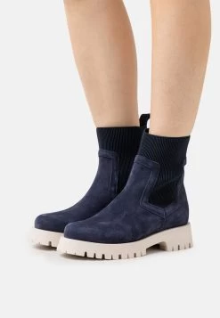 Pier One Leather - Bottines À Plateau - Dark Blue