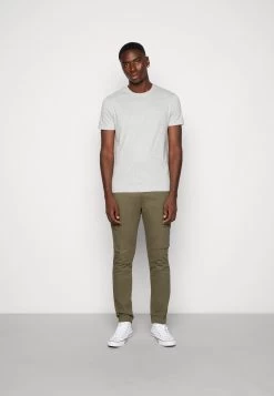 Pier One Unisex 5 Pack - T-Shirt Basique - Black /Dark Blue/Dark Green