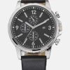 Pier One Unisex - Montre À Aiguilles - Black/Silver-Coloured -Pier One 9379b715100c42328c80c626f540dc05