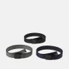Pier One Unisex 3 Pack - Ceinture - Black/Dark Blue/Grey -Pier One 97ebfc2a701f40fe8dc847f28fcf30e1