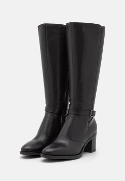 Pier One Leather - Bottes - Black 10 Pier One Leather - Bottes - Black -Pier One b590fb94a88a4225911b305fd0beeb54