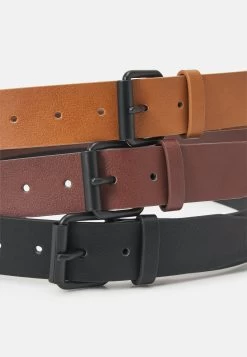 Pier One 3 Pack Unisex - Ceinture - Black/Brown/Cognac -Pier One c51602dbb07442f1950726d800e6e752