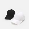 Pier One Unisex 2 Pack - Casquette - Black/White