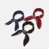 Pier One Unisex - Foulard - Black/Blue/Red -Pier One e0cc99c98ef847b4bc6cfe54e28bf9df