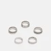 Pier One 5 Pack - Bague - Silver-Coloured